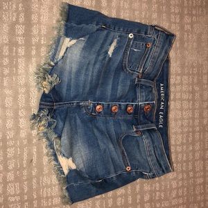 American eagle jean shorts